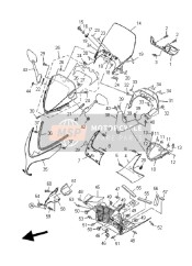 4B5262902000, Retroviseur (D), Yamaha, 1